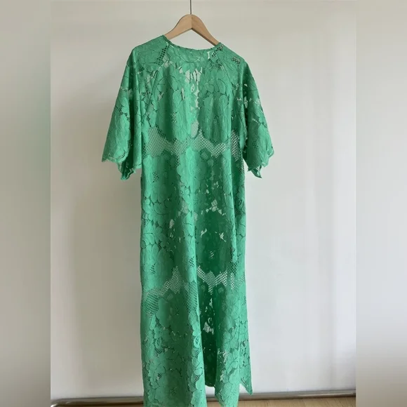 Mr. Larkin Lola Dress In Green - Picture 5 of 12
